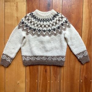 Vintage Icelandic Lopapeysa Wool Sweater